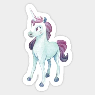 cute unicorn graphic art Sticker